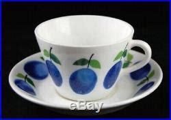 Rare Vintage Pcs Set Gustavsberg Prunus Stig Lindberg Cups Saucers