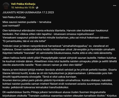 Solja Pistol On Twitter Tuossa P Kirjoituksessa Valehdellaan Sill