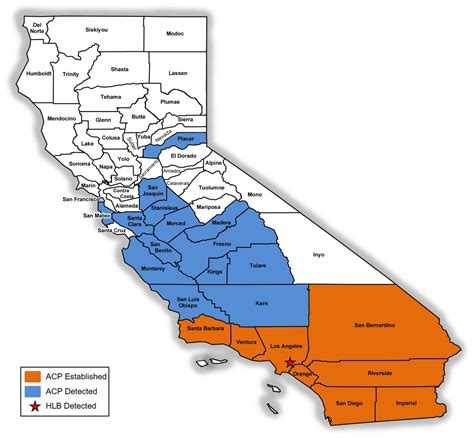 Applied Biological Control Research Asian Citrus Psyllid Florida Citrus Greening Map