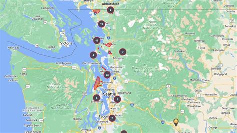 Western WA power outages pop up as atmospheric river, high winds move in