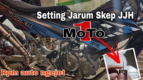 Setting Karbu Satria Fu Pake Jarum Skep JJH Moto 1 YouTube