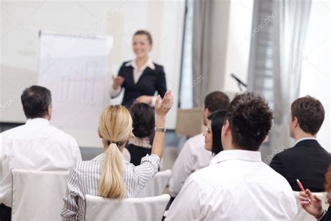 Business Woman Giving Presentation Stock Photo By ©shock 10250809