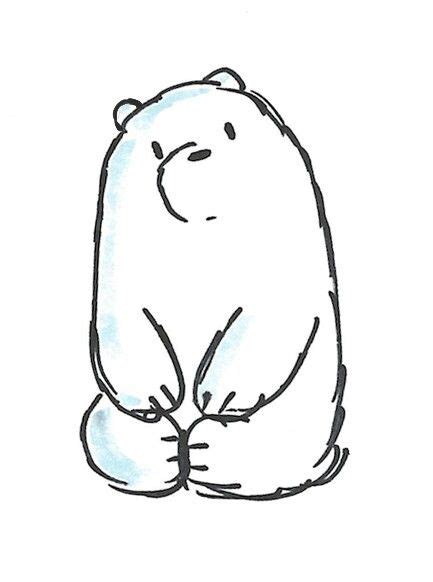 We Bare Bears Bear Sketch Polar Bear Drawing Ice Bear We Bare Bears