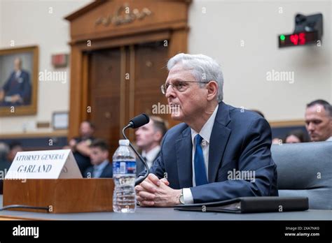 United States Attorney General Merrick Garland Testifies At A House