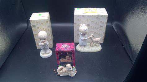 Lot Lot Of 3 Precious Moments Figurines
