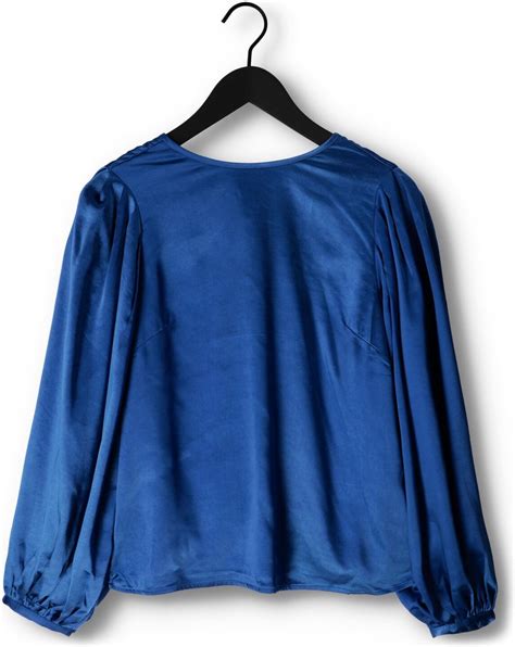 Lollys Laundry Bergen Blouse Dames Jurken Kleedje Blauw Maat L