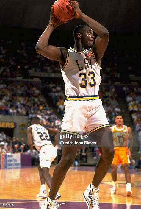 Louisiana State Shaquille Oneal In Action Getting Rebound Vs News