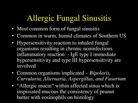 PPT Fungal Sinusitis An Overview PowerPoint Presentation Free