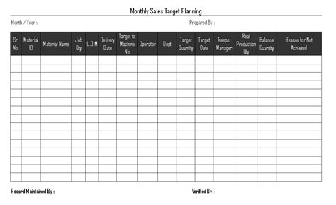 Sales Target Template Excel Free Download Web Sales Target Tracking ...