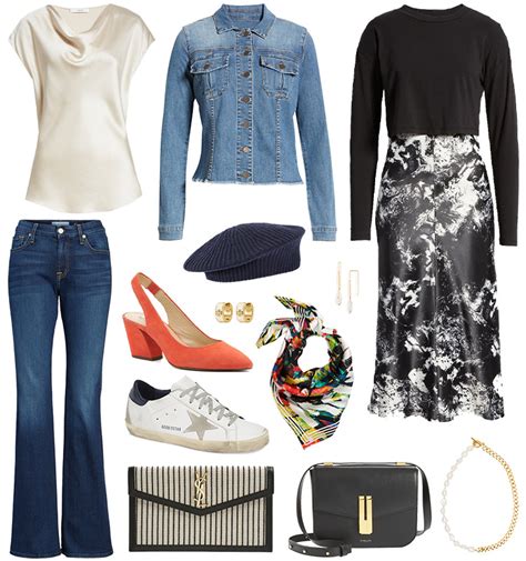 weekend outfits and capsule wardrobe for many different weekend trips