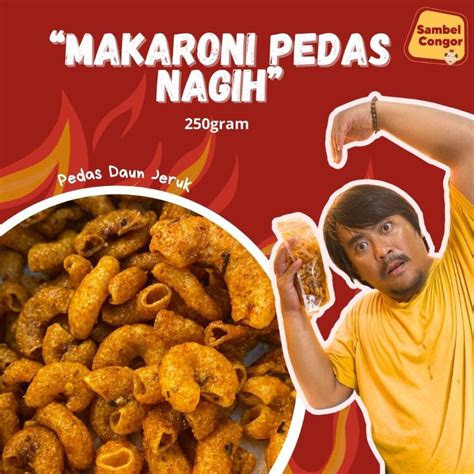 Jual Makaroni Pedas Nagih G By Sambel Congor Makaroni Pedas Daun