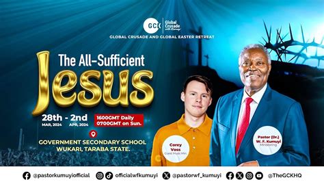 Day 3 Morning Session Twi The All Sufficient Jesus Gck Youtube