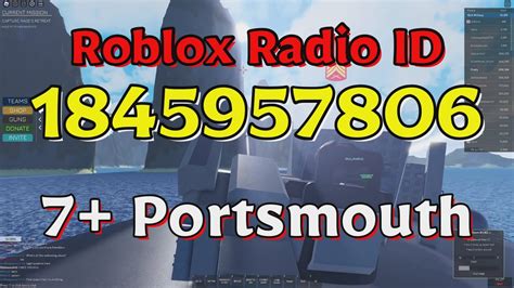 Portsmouth Roblox Radio Codes Ids Youtube