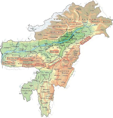 Himalayan Ranges: Shiwaliks, Middle Himalayas, Greater Himalayas, Trans ...