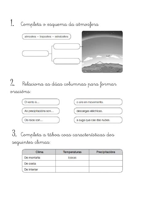 A Atmosfera E O Clima Worksheet Live Worksheets