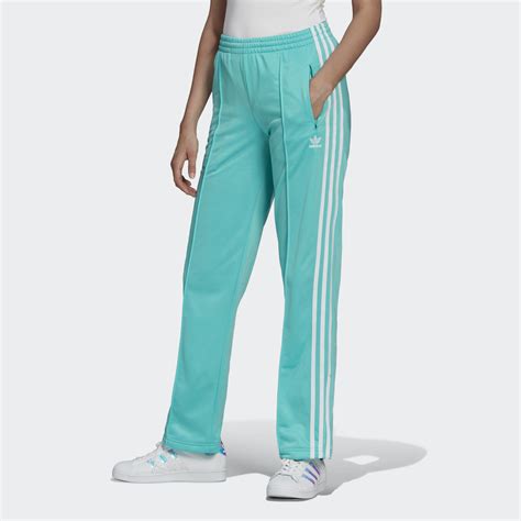 Spodnie Damskie Adidas Adicolor Classics Firebird Primeblue Track Pants Zielone He9519 Jejskleppl