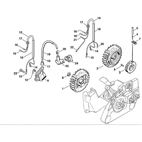 Stihl MS 260 Chainsaw MS260 PRO Parts Diagram Ignition System