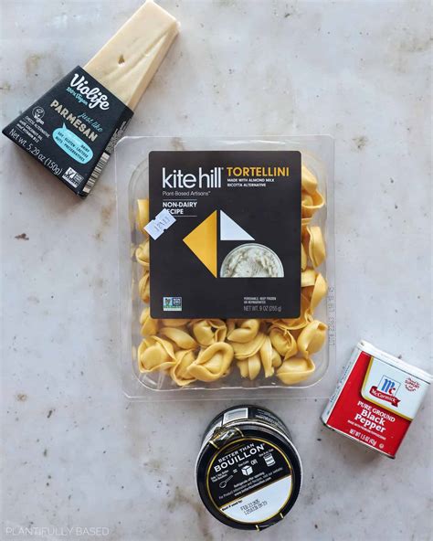 Tortellini in Brodo (Vegan) - Plantifully Based