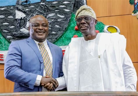 Sanwo Olu Commiserates With Lagos Speaker Obasa Over Father S Death Newsbusiness