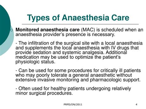 PPT - Types of Anaesthesia PowerPoint Presentation, free download - ID:608340