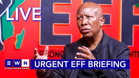 Live Eff To Address Media In Urgent Briefing Youtube