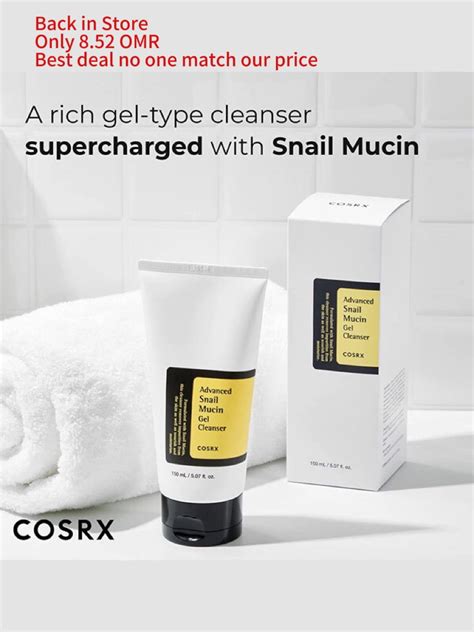 Cosrx Advanced Snail Mucin Gel Cleanser Ml Chicessence