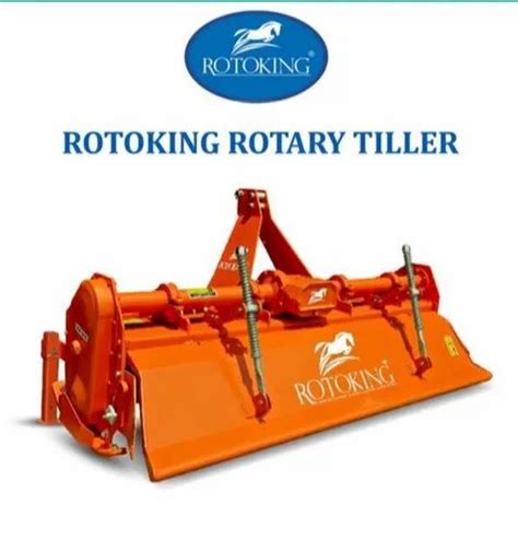 Rotoking 6 Feet Tractor Operated Rotavator 75 Hp Capacity 45 Hp At