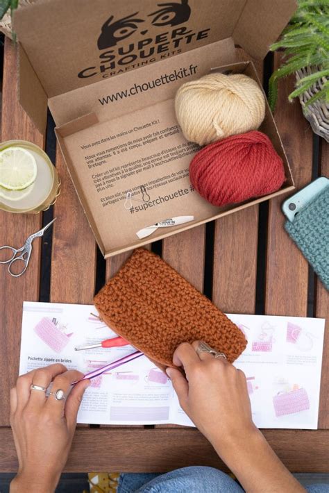 Kit Starter Kit Pour Apprendre Les Bases Du Crochet Niveau D Butant