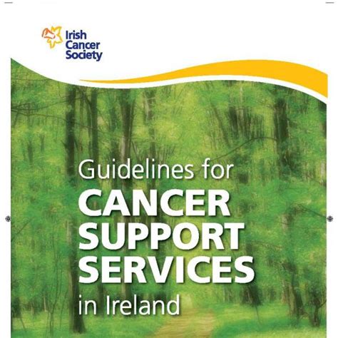 Affiliates Guidelines For Cancer Support Services Irish Cancer Society