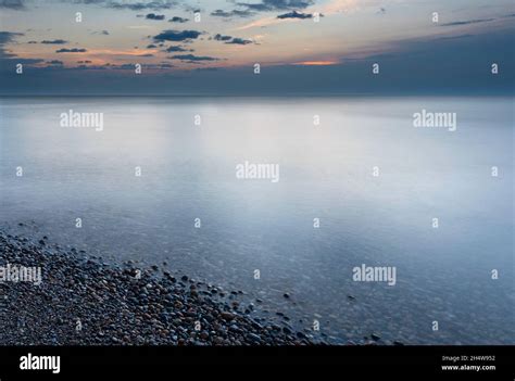 Sunrise over Lake Huron Stock Photo - Alamy