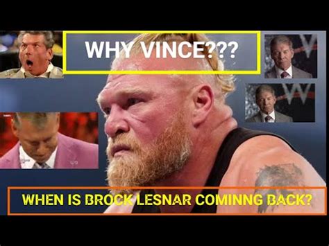 The Real Reason Brock Lesnar Is Not In The WWE YouTube