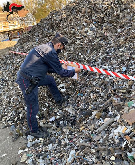 Traffico Illecito Di Rifiuti Sequestrato Parte Di Un Impianto Di