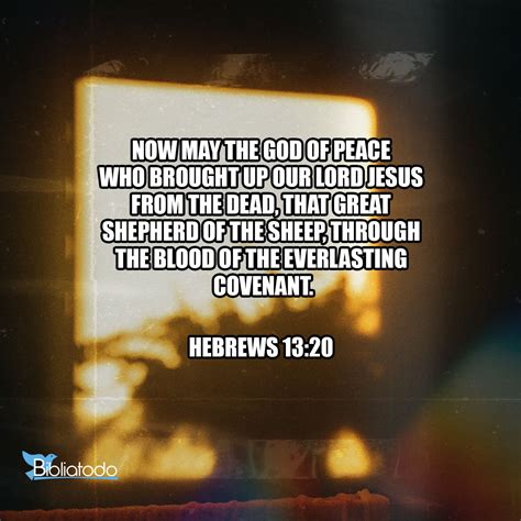 Hebrews 13 20 Bible Cross References Connecting Verses Across