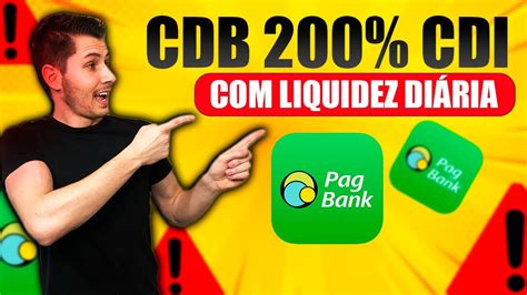 O Melhor Cdb De Liquidez Di Ria L Pagbank Cdi L Vale A