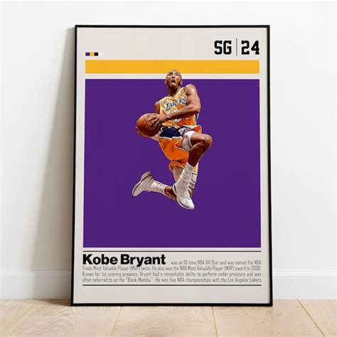 Kobe Bryant Art Download Etsy