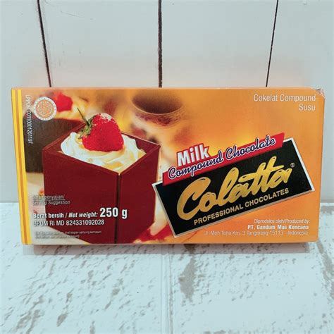 Jual Colatta Milk Chocolate Compound Coklat Cokelat Susu Batang Gr