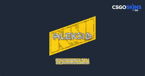 Sticker Aleksib Glitter Copenhagen 2024 CSGOSKINS GG