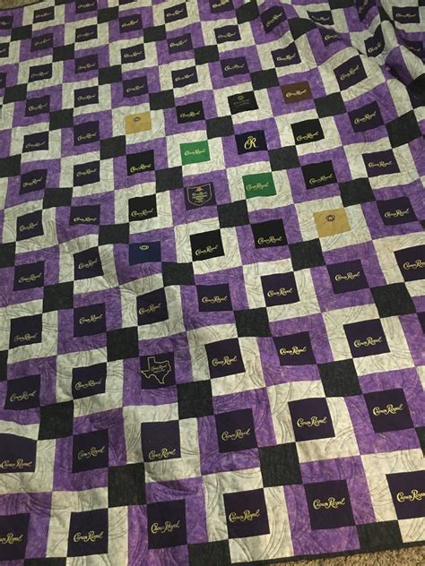 Custom Crown Royal Quilt Custom Quilts Made With Crown Royal Bags