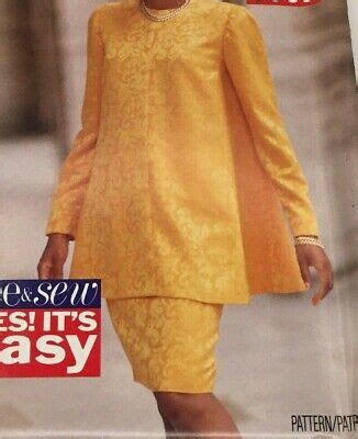 Butterick See Sew Sewing Pattern Misses Career Outfit Top And