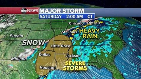 Major Storm To Hit Central U S With Damaging Winds Tornadoes Flash