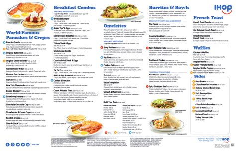 Ihop Breakfast Menu