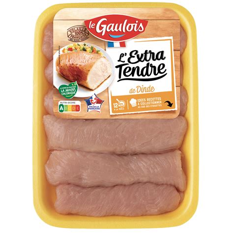 Escalopes De Dinde L Extra Tendre Le Gaulois La Barquette De G