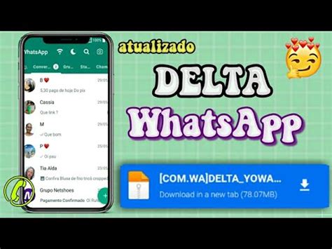 WhatsApp Delta atualizado 2024 versão 5 3 0 DELTA YOWA novas