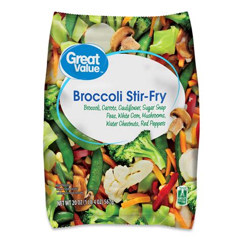 Great Value Broccoli Stir-Fry, 20 oz (Frozen) - Walmart.com