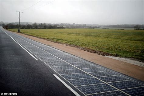 France Unveils World S First Solar Panel Road In Tourouvre Au Perche