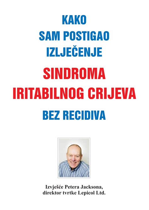 Pdf Kako Sam Postigao Izlije Enje Sindroma Iritabilnog Kolona Bez