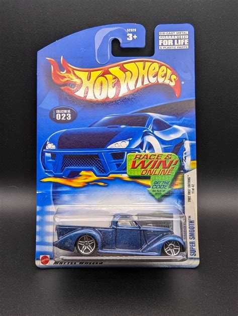 Hot Wheels 2002 First Editions 023 Super Smooth Pickup Truck Vintage