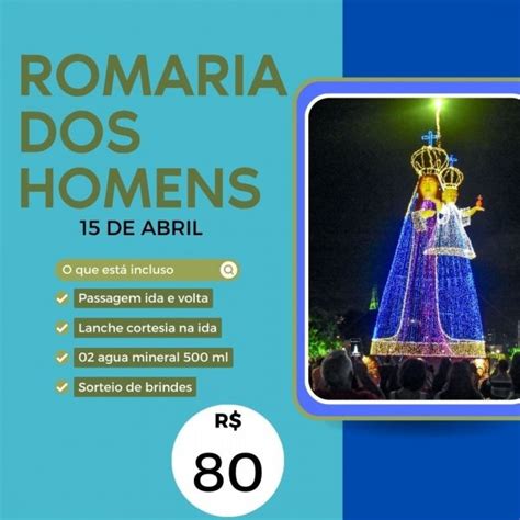 Romaria Dos Homens Em Vila Velha Sympla