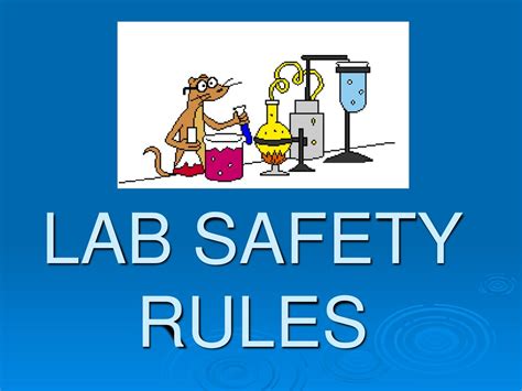 Lab Safety Rules Ppt Download