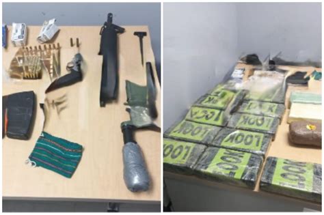 Ar 15 Rifle Shotgun And Narcotics Seized By Trinidad And Tobago Police